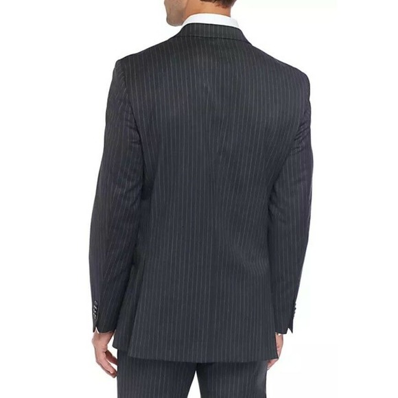 Tommy Hilfiger Stretch Classic Fit Suit Separate Coat Grey/Wht, 38 NWT. $425 - Picture 3 of 3